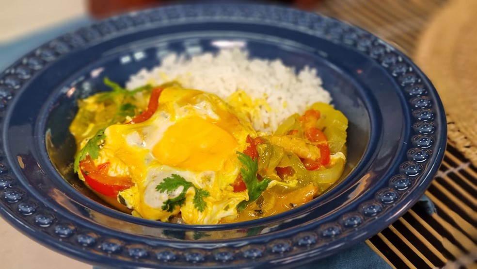 Moqueca de ovo — Foto: Sonia Schneiders/Globo