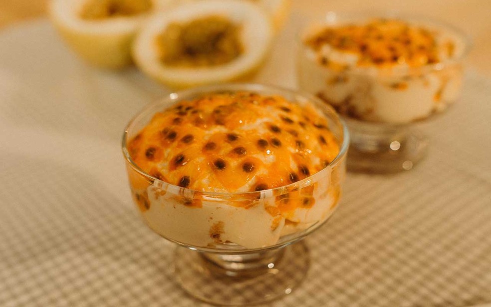 Mousse de maracujá — Foto: Receitas