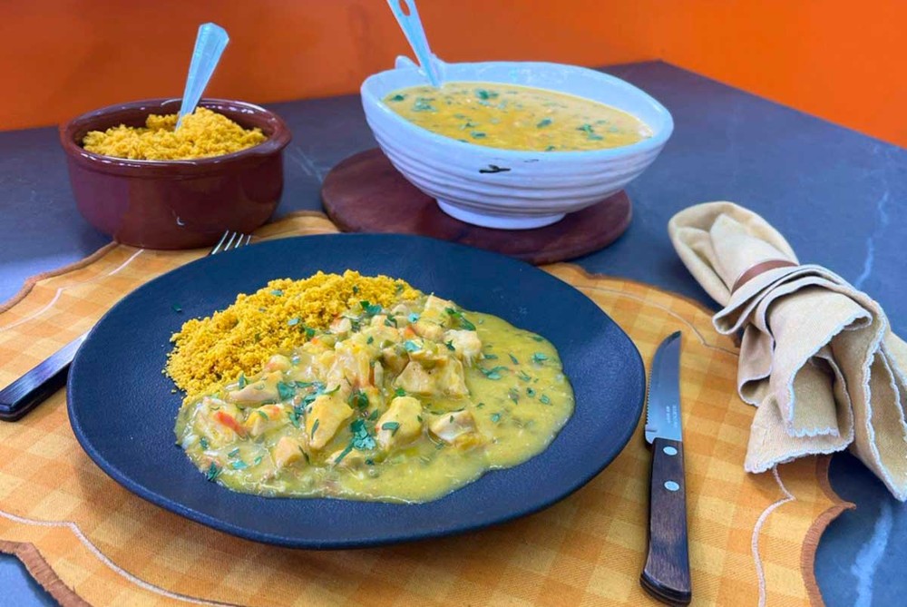 Bobó de frango da Ana Maria Braga