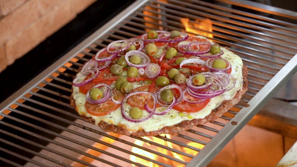 Pizza de costelinha suína