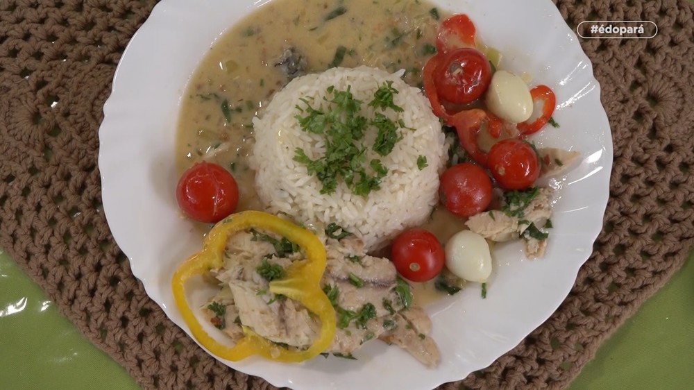 Tilápia ao molho de coco