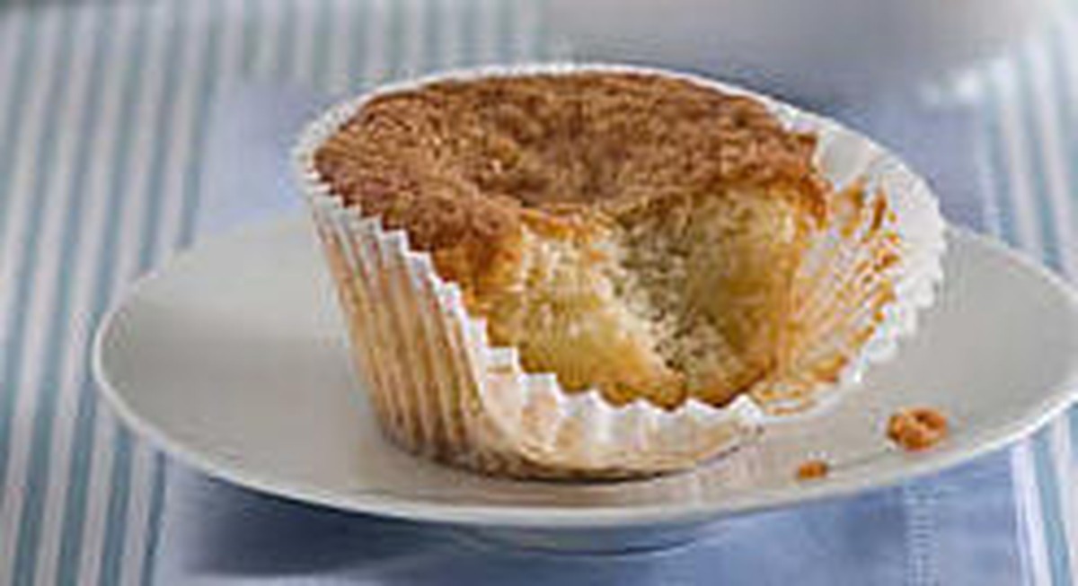 Muffin de banana e iogurte Doces e sobremesas Receitas