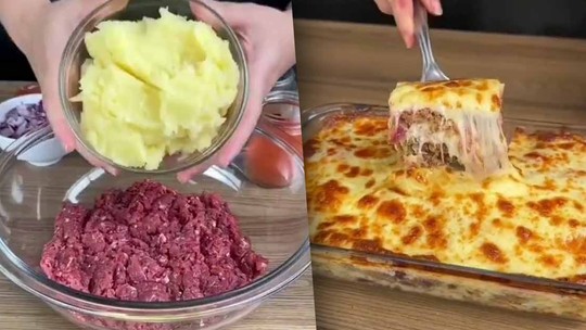 Carne moída de forno com batata amassada: como fazer a receita viral do TikTok