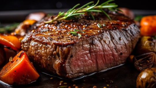 Bife macio e suculento