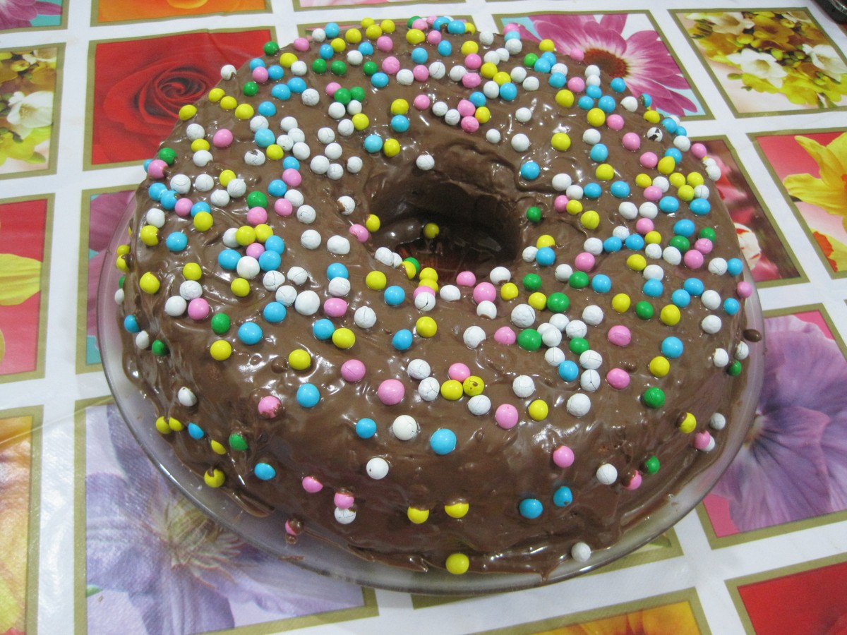 Bolo De Coalhada E Fuba