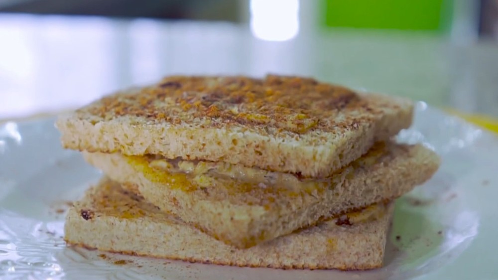 Tostada de banana low carb