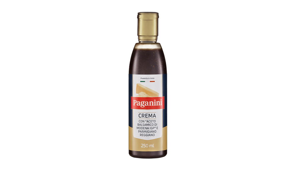 Paganini lança creme de aceto balsâmico ao Parmigiano Reggiano