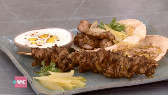 Kebab: frango no espeto 