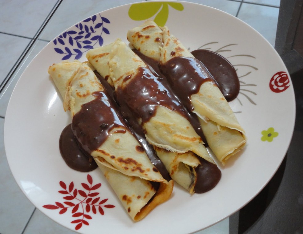Panquecas de Chocolate | Doces e sobremesas | Receitas