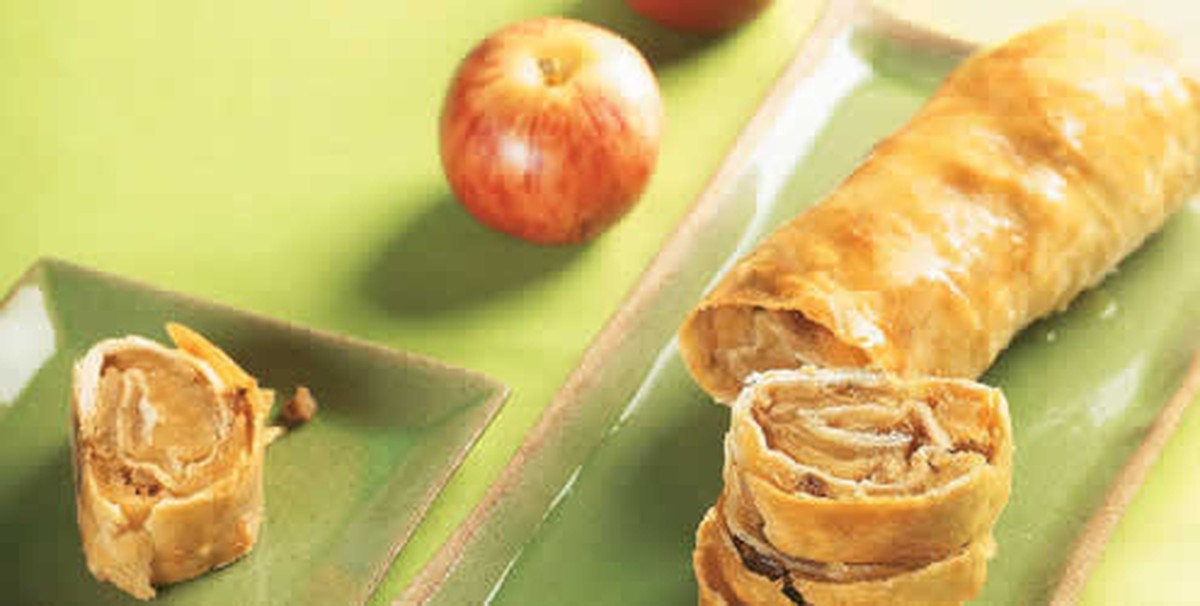 Enrolado de Maçã | Pães e salgados | Receitas