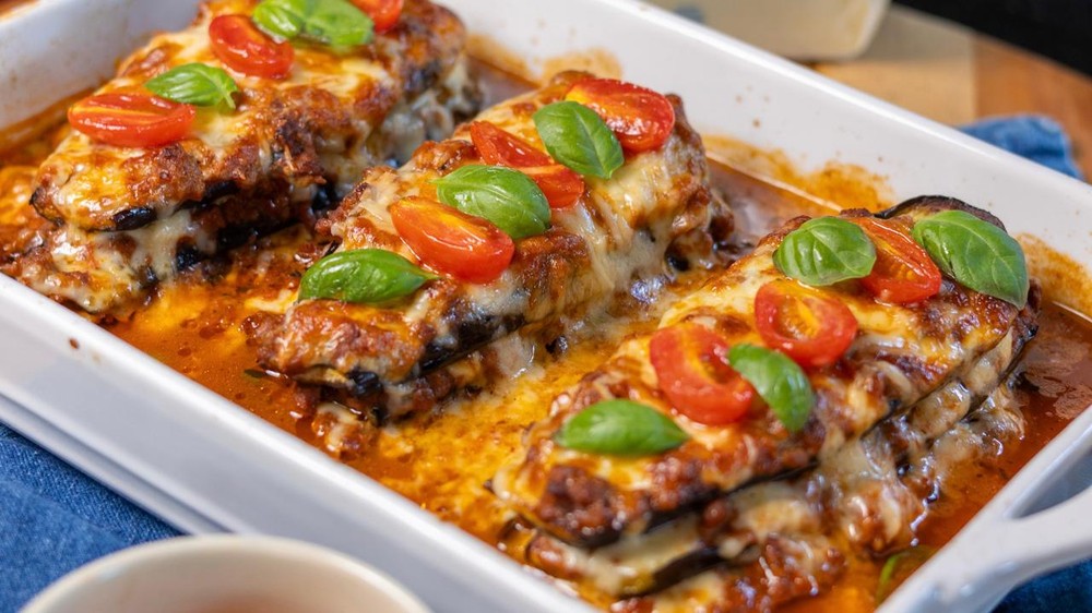 Berinjela gratinada da Juju Guerra