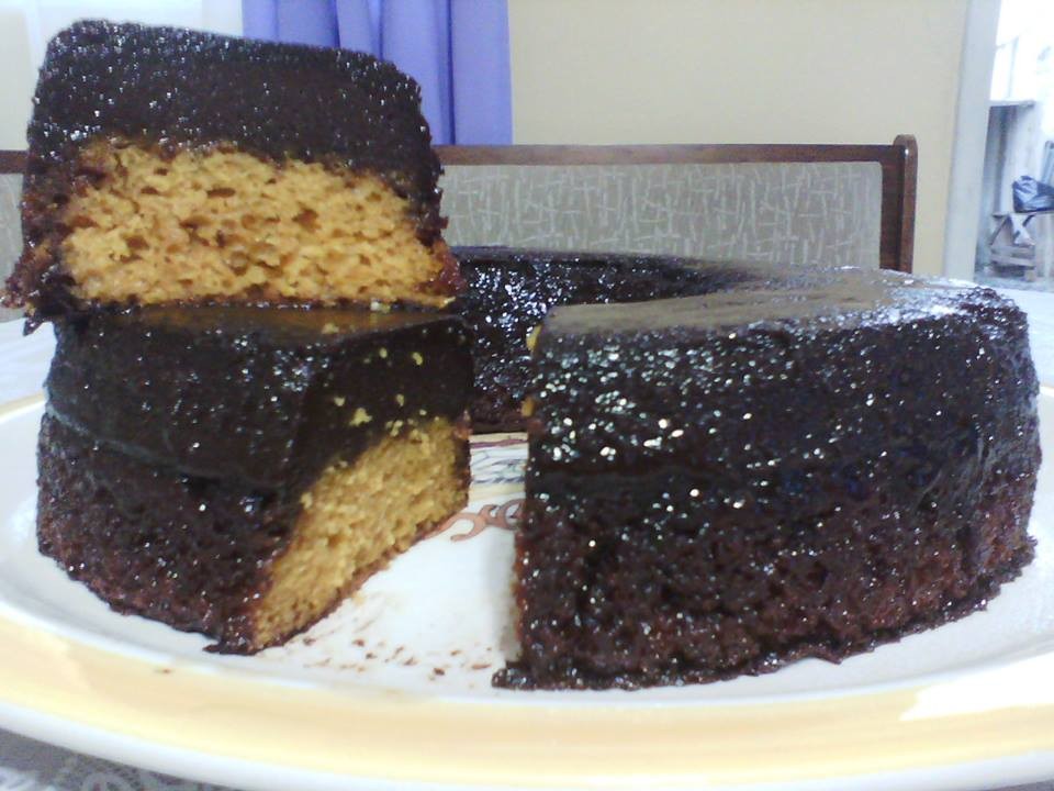 Bolo de Cenoura com Pudim | Receitas