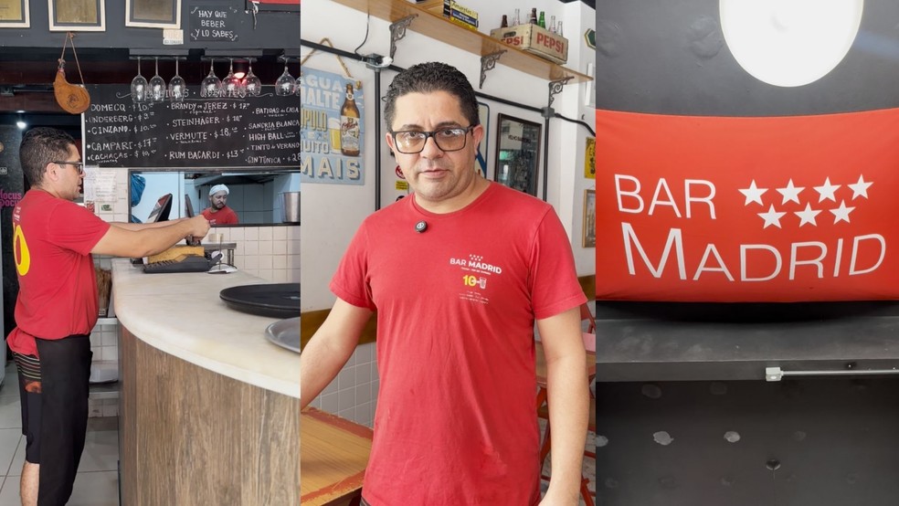 Severo trabalha há quase 10 anos no Bar Madrid, na Tijuca, na Zona Norte do Rio de Janeiro