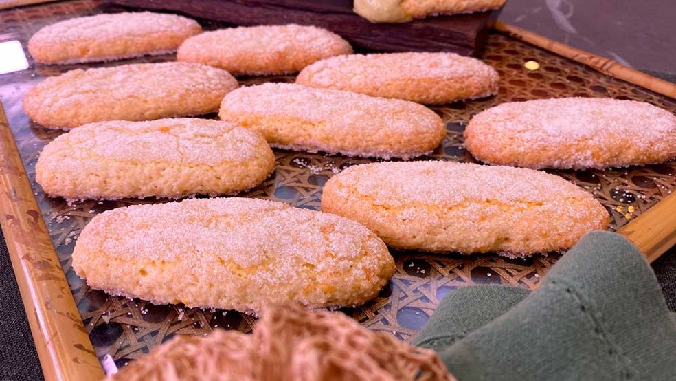 Biscoito champanhe caseiro — Foto: Daniela Meira/Globo