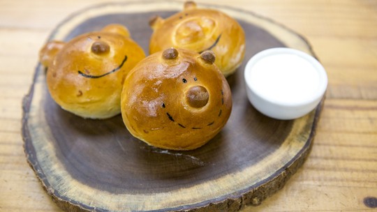 Pão em formato de bichinho