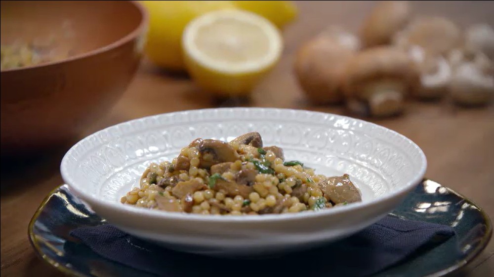 Fregola de cogumelos