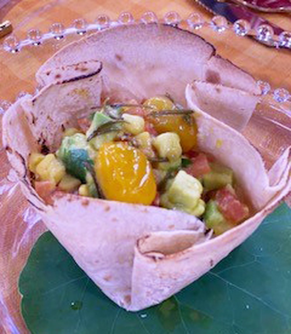 Wrap com guacamole