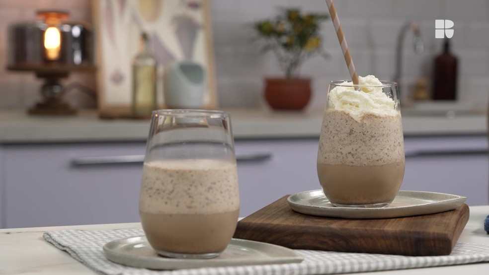 Café gelado com chocolate — Foto: Receitas