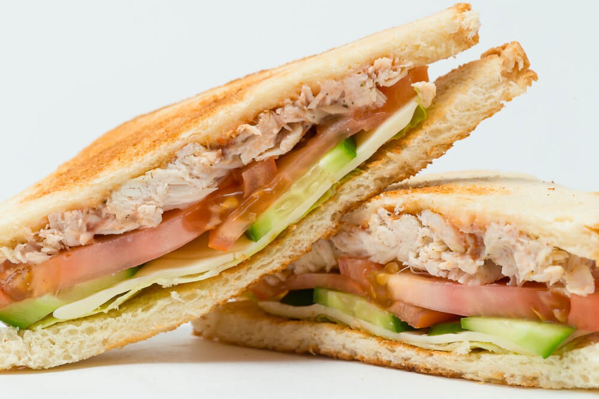 Lanche natural de frango