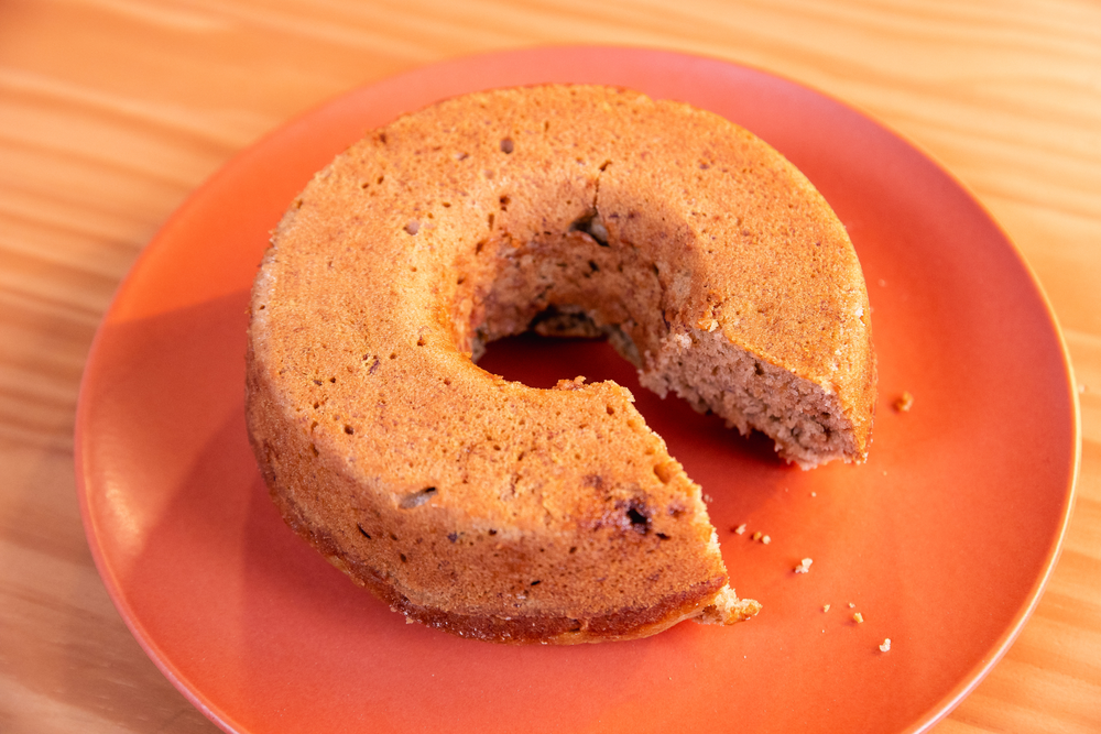 Receita fácil de Bolo de Banana, do Livro de Receitas do Bicho do Paraná