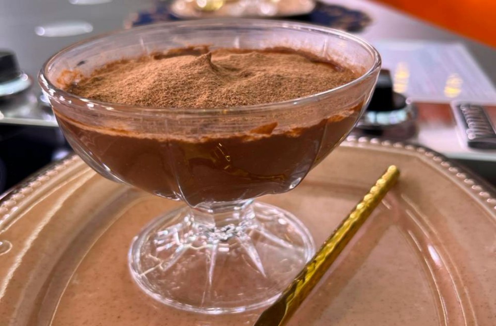 Mousse de chocolate com arroz