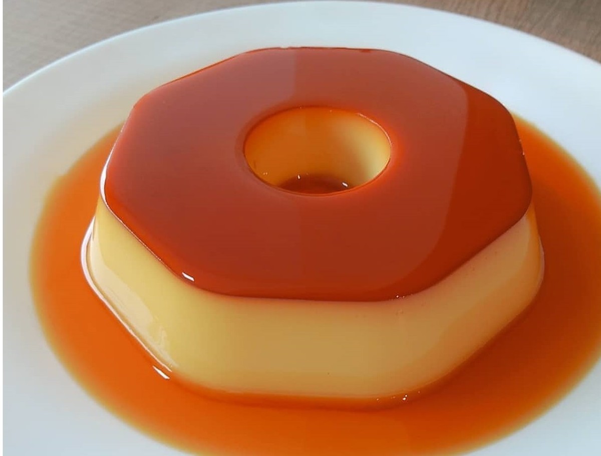 Pudim de leite condensado lisinho.