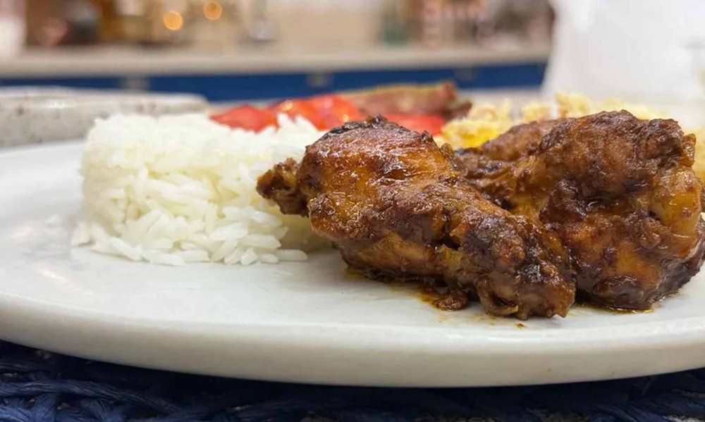 Frango frito na água