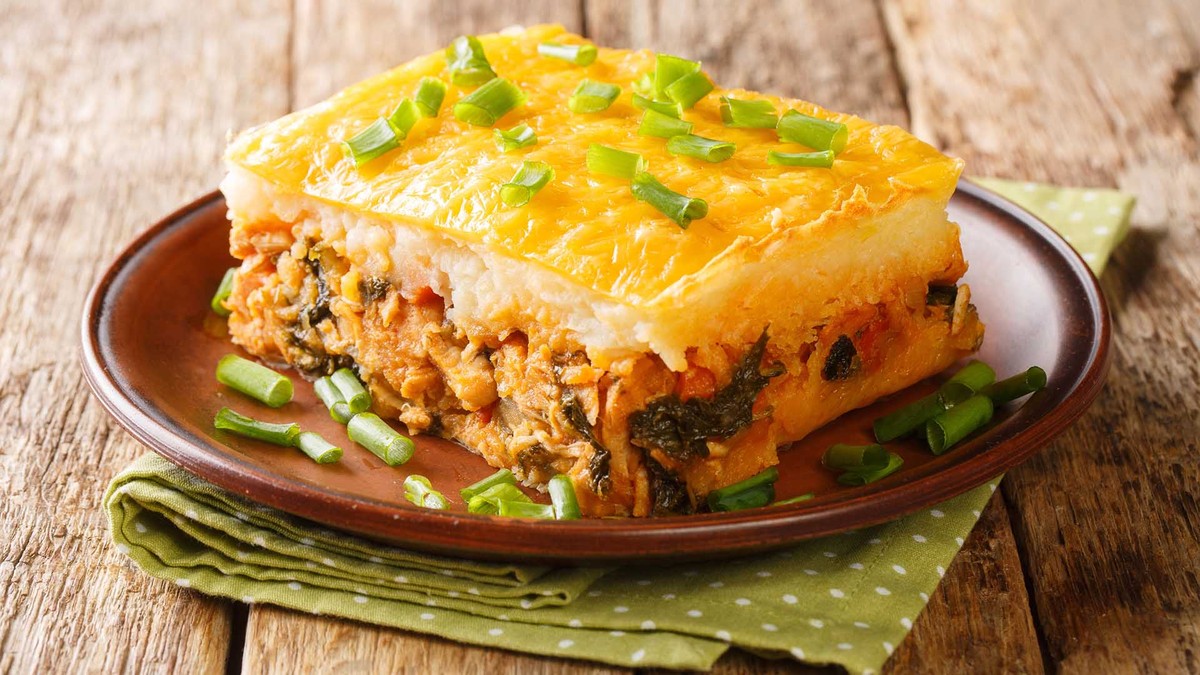 Escondidinho De Batata Doce E Frango