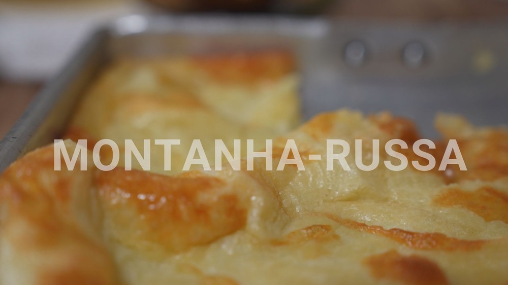 Biscoito montanha-russa