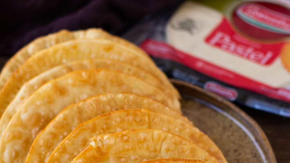 Receita de pastel de palmito de aperitivo para sua torcida