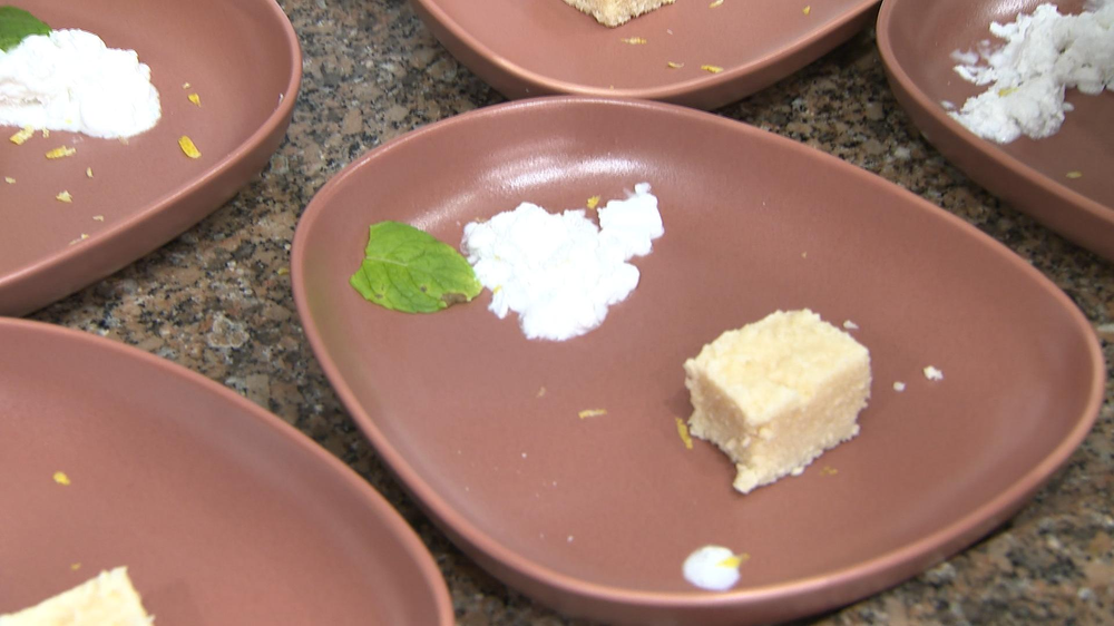 Cocada com raspas de limão siciliano, do Jogo de Panelas