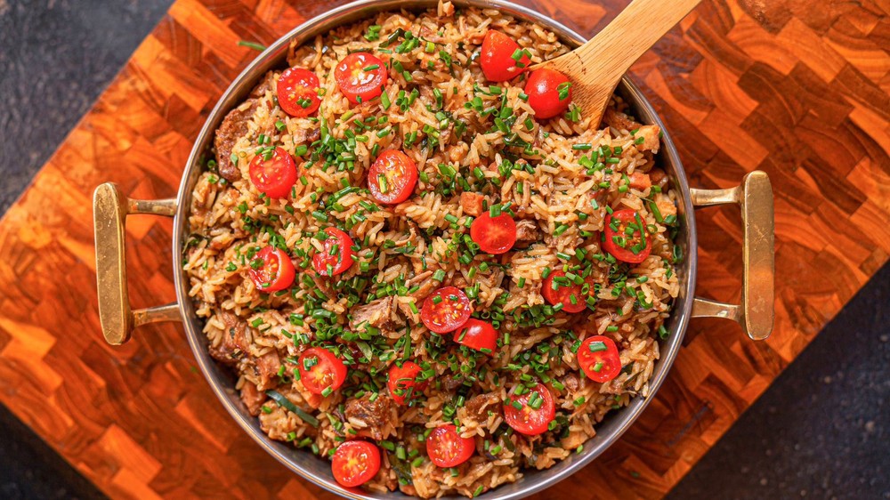 Arroz com Suã delicioso da Juju Guerra