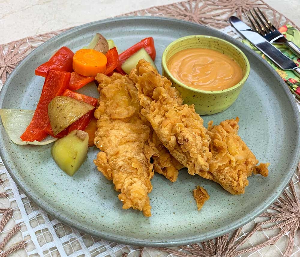 Frango crocante