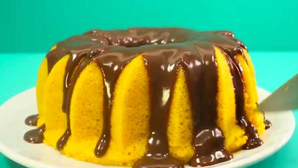 Bolo De Cenoura De Micro-Ondas Delicioso