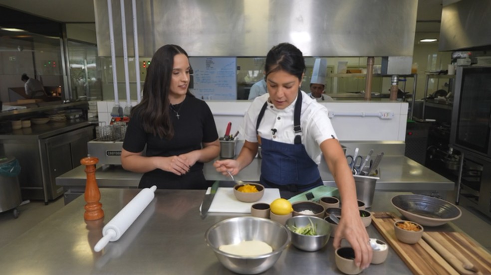 Manu Buffara ensina receita e fala sobre sua história na culinária paranaense