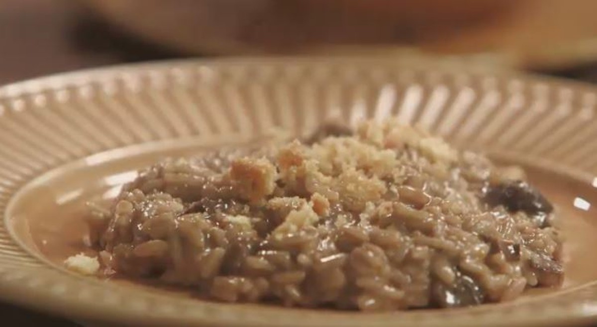 Risoto de funghi na pressão Cozinha Prática Receitas
