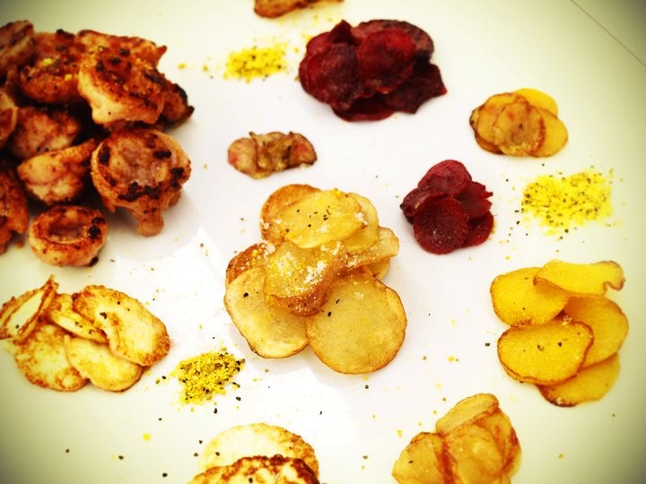 Chips redondos | Receitas