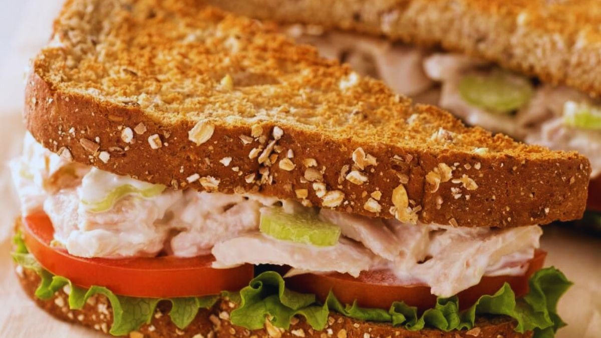 Sanduiche De Salada De Atum Saudavel