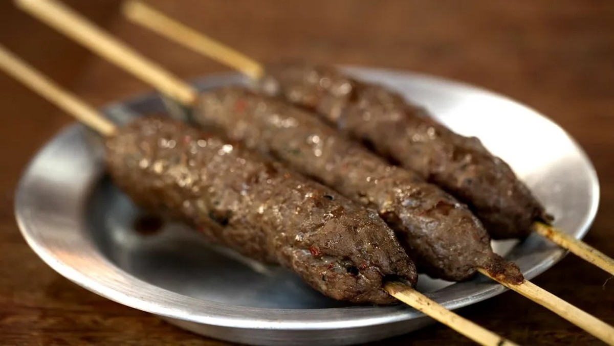 Kebab de carne bovina no espeto Tempero de Família Receitas