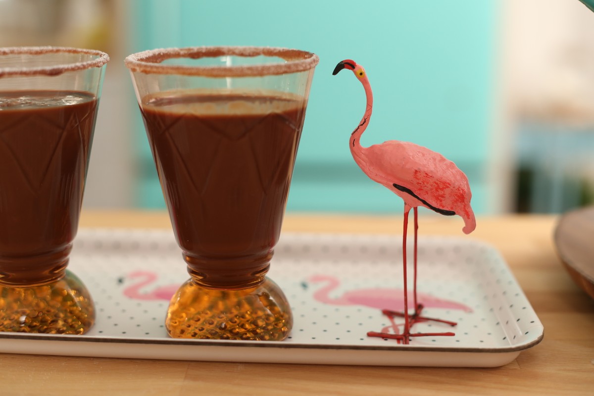 Chocolate quente caramelizado Dulce Delight Receitas