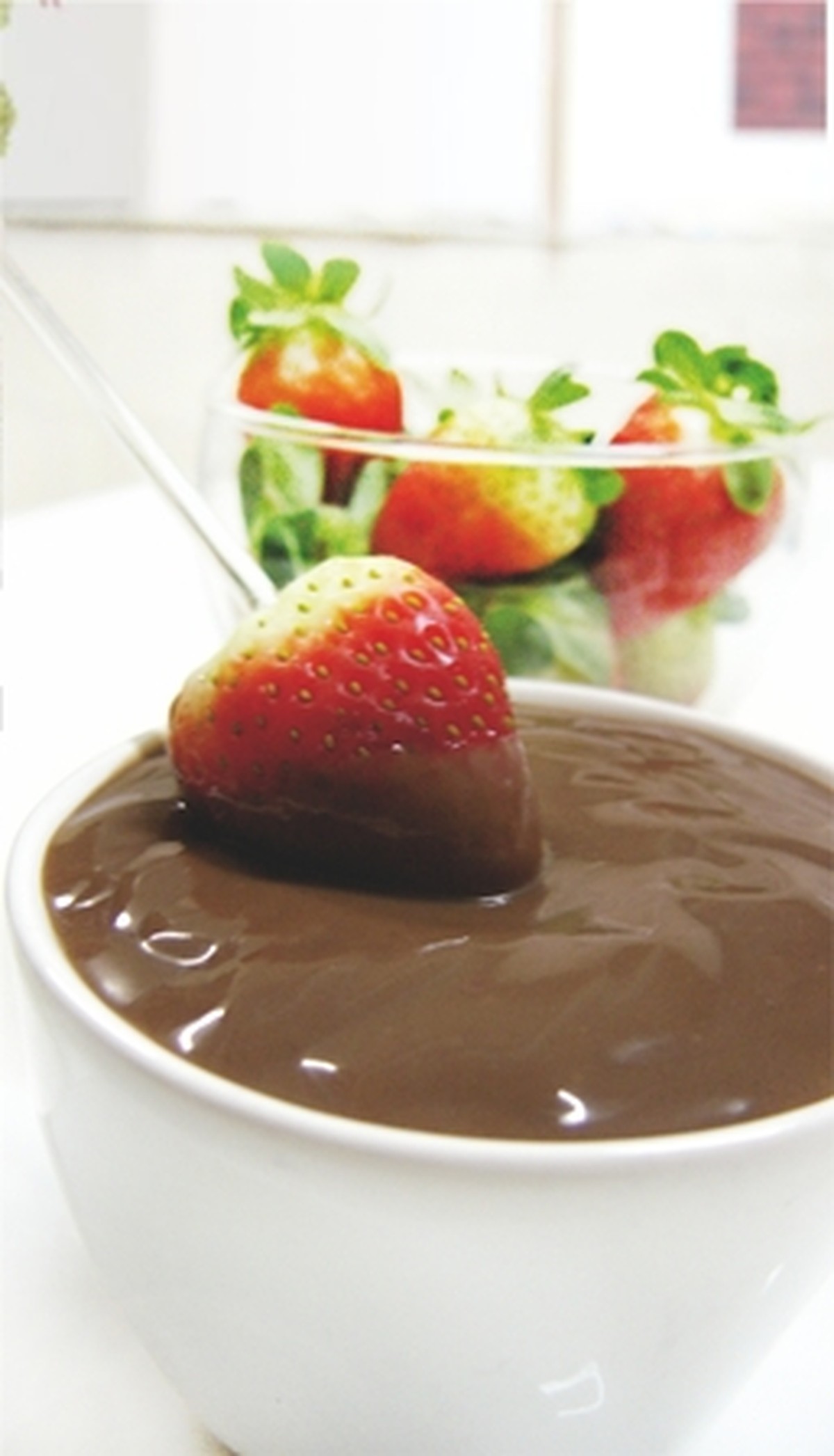 FONDUE DE CHOCOLATE COM CREME DE AVELÃ ZERO AÇÚCAR Doces e sobremesas
