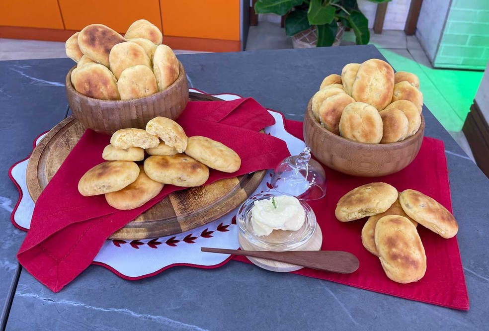 Bisnaguinha de batata-doce da Ana Maria Braga — Foto: Daniela Meira/Globo