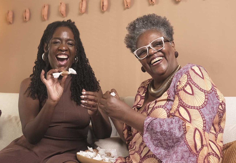 Bala de gengibre da Ana Paula Xongani pronta para ser degustada