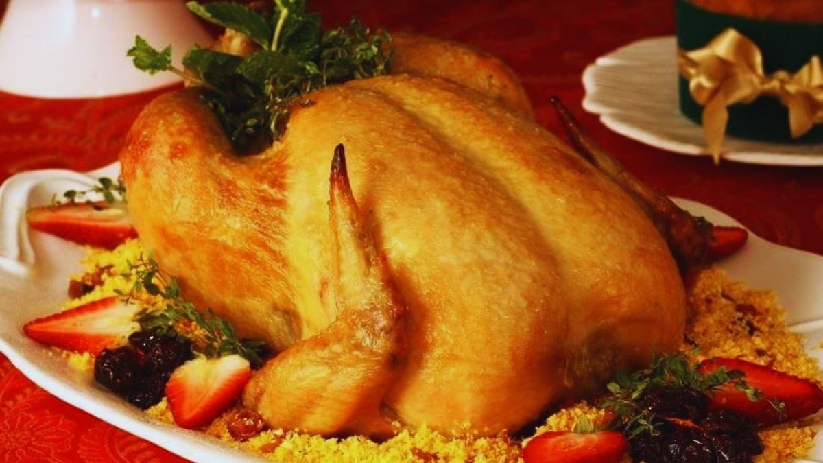 Chester de Natal simples no forno | Receitas