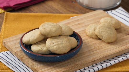 Biscoito amanteigado de baunilha