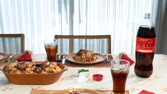 Dia dos Pais arretado: que tal um Baião de Dois com Frutos do Mar e Coca-Cola Sem Açúcar?