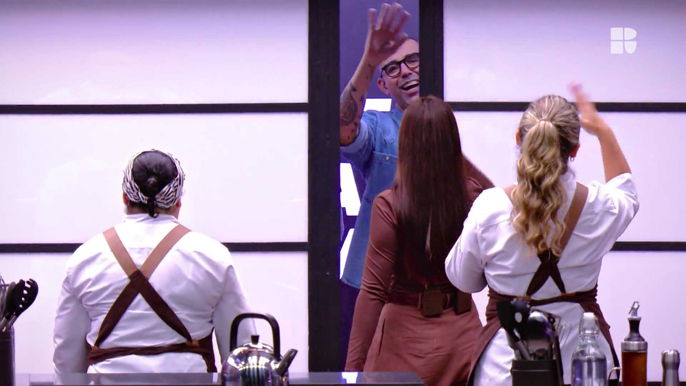 Mentores do Chef de Alto Nível se divertem com provocações entre si — Foto: Globo
