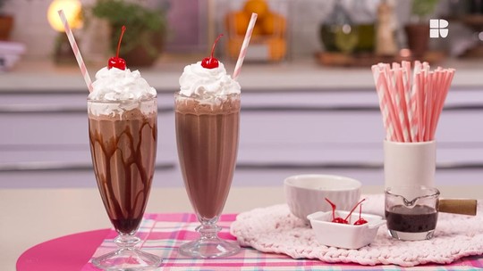 Milkshake Caseiro de Chocolate