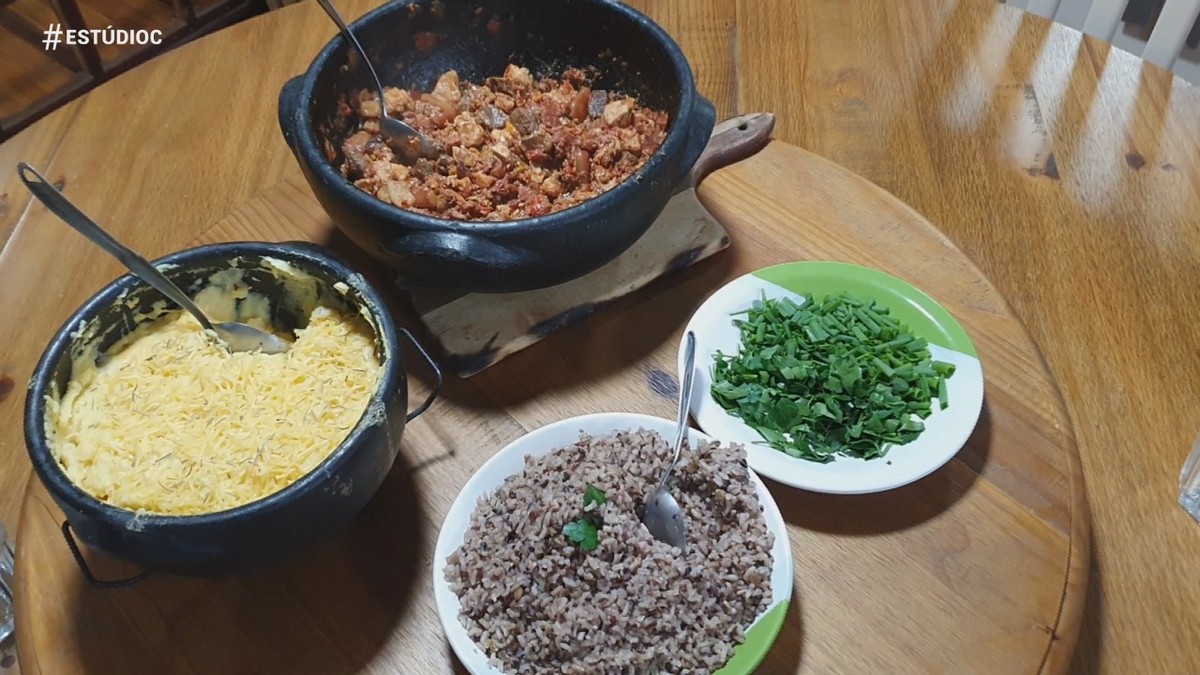 Receita de entrevero de pinhão de Laranjeiras do Sul Estúdio C Receitas