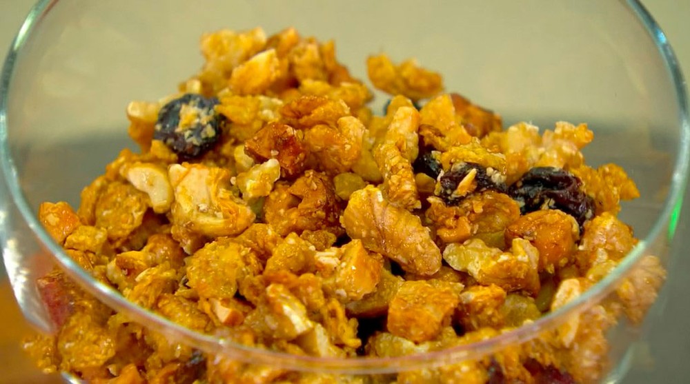 Granola caseira fácil e crocante